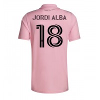 Stroje piłkarskie Inter Miami Jordi Alba #18 Koszulka Podstawowej 2023-24 Krótki Rękaw